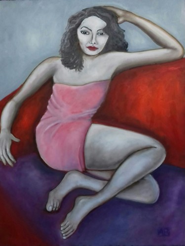 Peinture intitulée "Eva" par Andre Rippert, Œuvre d'art originale, Huile