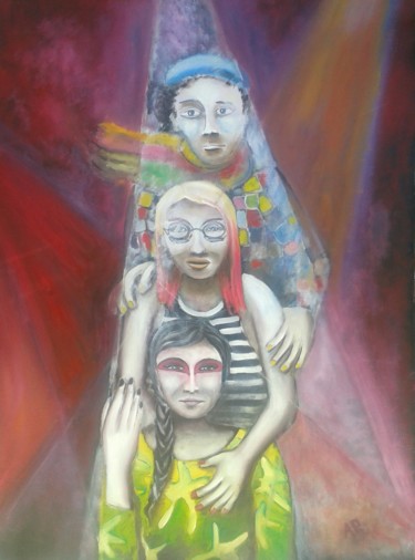 Painting titled "trio.jpg" by Andre Rippert, Original Artwork