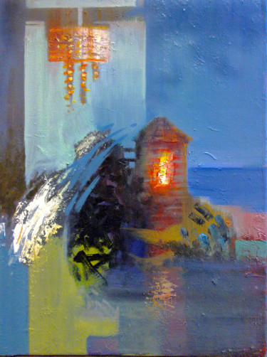 Pintura titulada "el-tesoro-del-faro.…" por El Pintautor, Obra de arte original