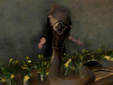 Digital Arts με τίτλο "Reckless Florist" από Andrew Goreds (The Outsider), Αυθεντικά έργα τέχνης, Φωτογραφία Μοντάζ