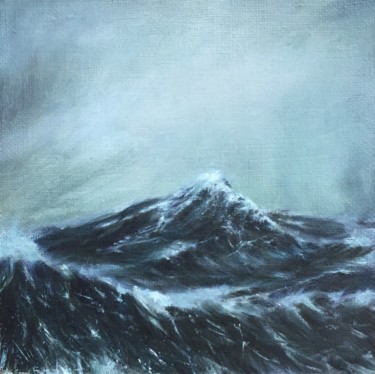 Painting titled ""Third wave"" by Andrew Kovyazin, Original Artwork, Oil
