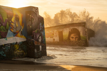 Fotografia zatytułowany „GRAFFITI WAVE” autorstwa Andrew Lever, Oryginalna praca, Fotografia cyfrowa