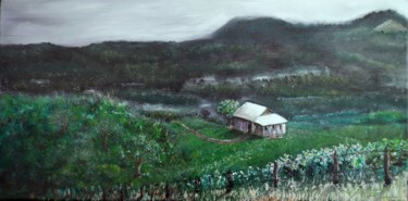 Painting titled ""Early Morning in t…" by Andrew Troyer, Jr, Original Artwork, Oil Mounted on Wood Stretcher frame