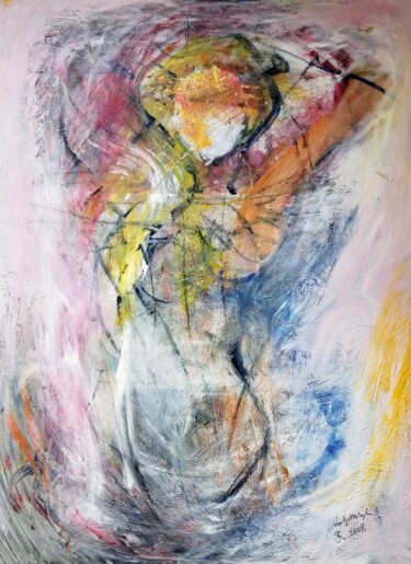 Картина под названием "Syrena" - Andrew Walaszek, Подлинное произведение искусства, Акрил Установлен на Деревянная рама для…