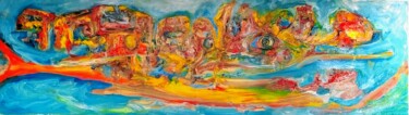 Pintura intitulada "Oceanides" por Andrew Walaszek, Obras de arte originais, Óleo Montado em Painel de madeira