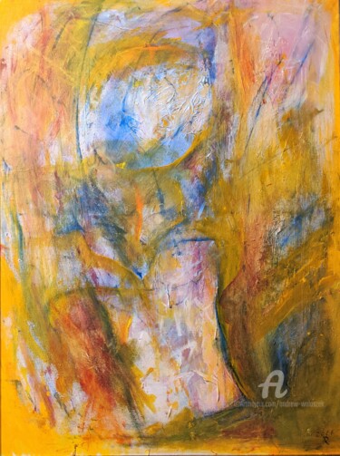 Pittura intitolato "Stampede" da Andrew Walaszek, Opera d'arte originale, Olio Montato su Telaio per barella in legno