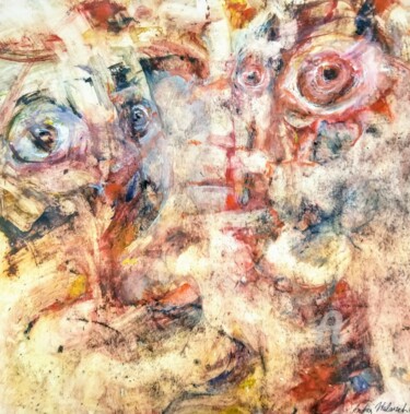 Pittura intitolato "Close Contact" da Andrew Walaszek, Opera d'arte originale, Acquarello