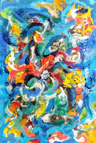 Pintura intitulada "Changes" por Andrew Walaszek, Obras de arte originais, Aquarela