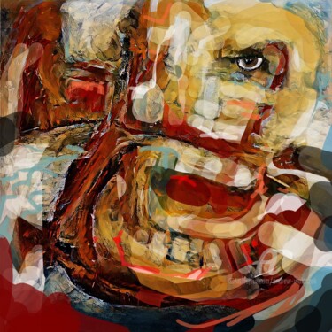 Digital Arts titled "Madness" by Andrew Walaszek, Original Artwork, Digital Painting