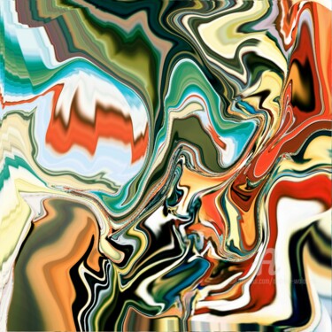 Digitale Kunst mit dem Titel "Plasticus Maritimus" von Andrew Walaszek, Original-Kunstwerk, Digitale Malerei
