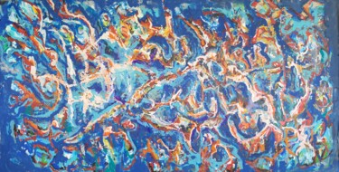 Ζωγραφική με τίτλο "Europa" από Andrew Walaszek, Αυθεντικά έργα τέχνης, Ακρυλικό
