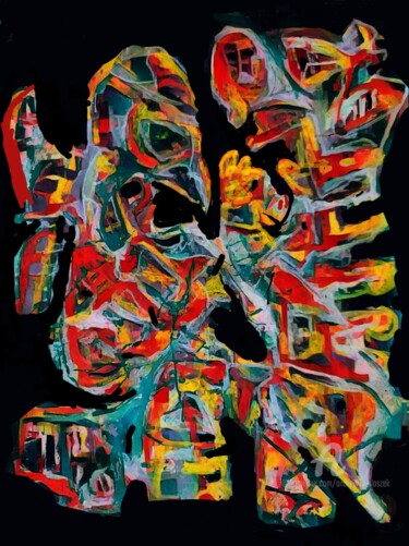 Digital Arts titled "Cerberus" by Andrew Walaszek, Original Artwork, Digital Painting