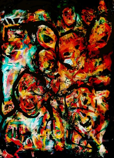 Bürgerbräukeller Digitale Künste mit dem Titel "Bürgerbräukeller" von Andrew Walaszek, Original-Kunstwerk, Digitale Malerei Auf Gestell monti…