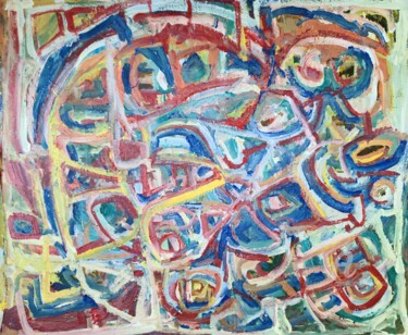 Malerei mit dem Titel "Getting out" von Andrew Walaszek, Original-Kunstwerk, Acryl