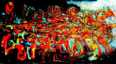 Цифровое искусство под названием "Clash" - Andrew Walaszek, Подлинное произведение искусства, Цифровая живопись