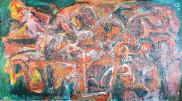 Pittura intitolato "Abstract Image 1010" da Andrew Walaszek, Opera d'arte originale, Acrilico