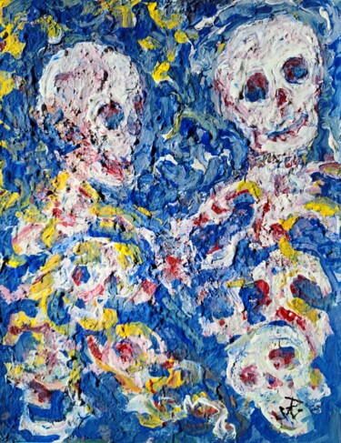 Painting titled "Till Death Us Do Pa…" by Andrew Walaszek, Original Artwork, Acrylic