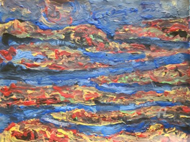 Pittura intitolato "King Low Tide" da Andrew Walaszek, Opera d'arte originale, Acrilico