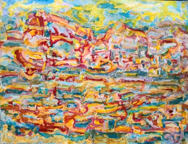 Peinture intitulée "Odessa (10,2022)" par Andrew Walaszek, Œuvre d'art originale, Acrylique