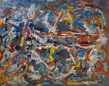 Malerei mit dem Titel "Kharkiv (12,2022)" von Andrew Walaszek, Original-Kunstwerk, Acryl