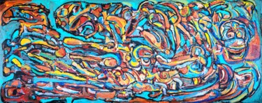 Painting titled "Time's Up! Go Home!" by Andrew Walaszek, Original Artwork, Acrylic