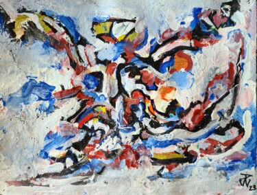 Painting titled "Victory" by Andrew Walaszek, Original Artwork, Acrylic