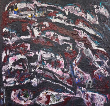 Картина под названием "Six Feet Under" - Andrew Walaszek, Подлинное произведение искусства, Акрил Установлен на Деревянная р…
