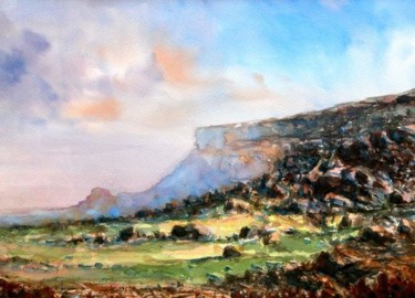 Painting titled "San Lawrenz, Gozo" by Andrew Borg, Original Artwork