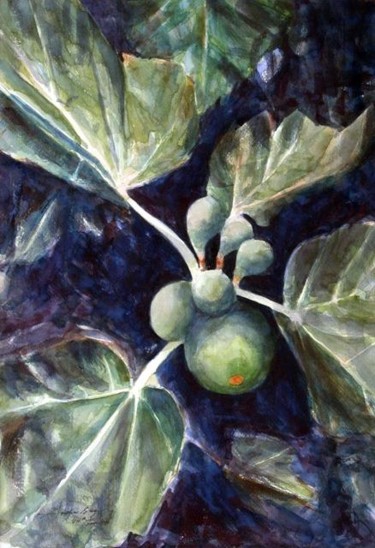 Painting titled "Figs" by Andrew Borg, Original Artwork