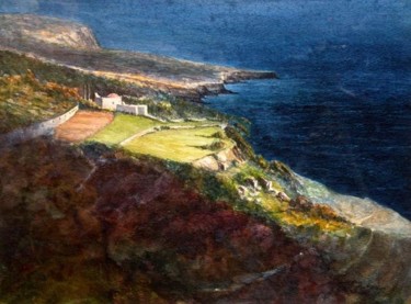 Painting titled "Fawwara, Malta" by Andrew Borg, Original Artwork