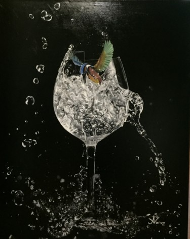 Картина под названием "cell release" - Andrew Voron, Подлинное произведение искусства, Масло