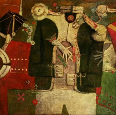 Peinture intitulée "Still-life with Uni…" par Andrey Aranyshev, Œuvre d'art originale, Huile Monté sur Châssis en bois