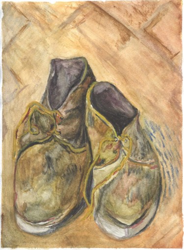 Картина под названием "ботинки Ван Гог" - A.Covilin, Подлинное произведение искусства