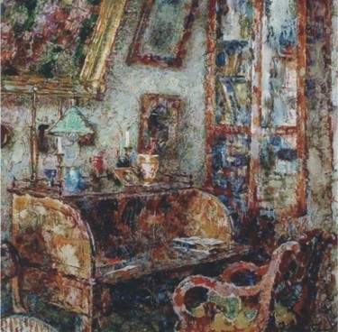 Painting titled "Interior" by Andrey Knoblok, Original Artwork