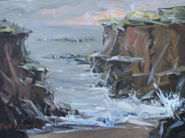 Pintura intitulada "My first Pacific oc…" por Andrey Lyssenko, Obras de arte originais