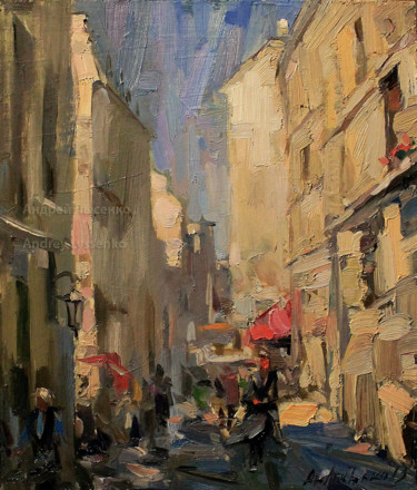 Peinture intitulée "Spring midday on Pa…" par Andrey Lyssenko, Œuvre d'art originale