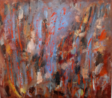 Картина под названием "Сияние shine" - Andrey Piskun, Подлинное произведение искусства, Масло Установлен на Деревянная рама…