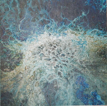 Картина под названием "Взрыв медузы" - Andrey Rugaev, Подлинное произведение искусства, Акрил