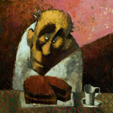Pittura intitolato "Dolce vita" da Andrey Shustov, Opera d'arte originale, Olio