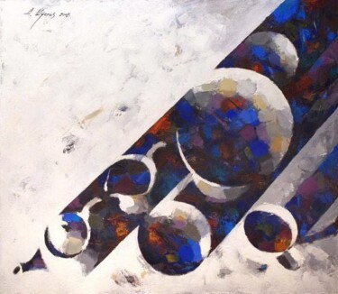 Malerei mit dem Titel "Чай" von Andrey Shustov, Original-Kunstwerk, Öl