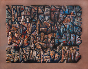 Pittura intitolato "Fish" da Andrey Simakov, Opera d'arte originale, Olio