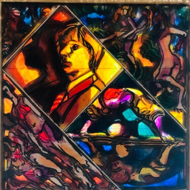 Картина под названием "Reflection of Narci…" - Andrey Tsers, Подлинное произведение искусства, Акрил
