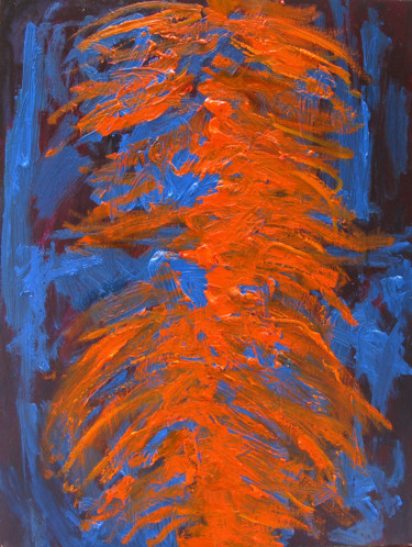 Картина под названием "Phenix" - Andrey Vishnevskiy, Подлинное произведение искусства, Масло Установлен на Деревянная рама д…