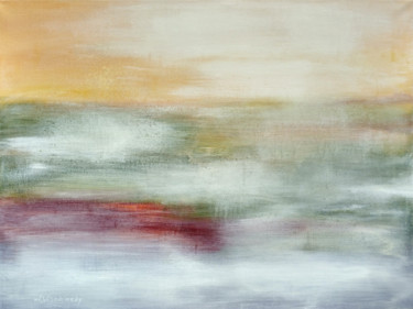 Schilderij getiteld "Morning mist 60x80cm" door Andrey Visokinsky, Origineel Kunstwerk, Acryl
