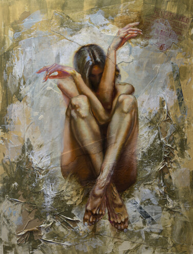 Картина под названием "И снова осознание г…" - Андрей Яковлев, Подлинное произведение искусства, Масло