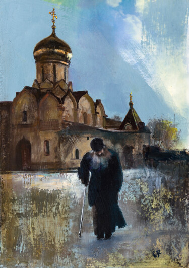 Peinture intitulée "Грядёт рассвет" par Андрей Яковлев, Œuvre d'art originale, Huile