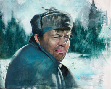 Malerei mit dem Titel "Доцент" von Andrei Iakovlev, Original-Kunstwerk, Öl