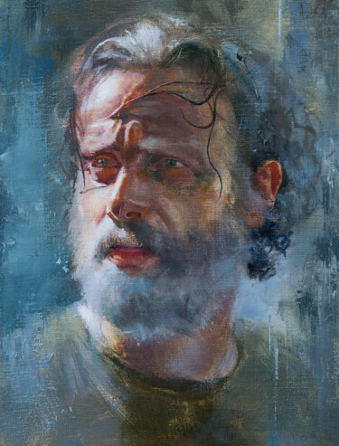 Картина под названием "Гонимый" - Андрей Яковлев, Подлинное произведение искусства, Масло