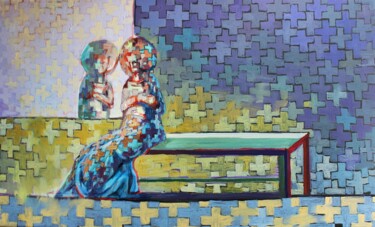 In Midnight Painting titled "In Midnight" by Andrey Zhokhov, Original Art, Oil