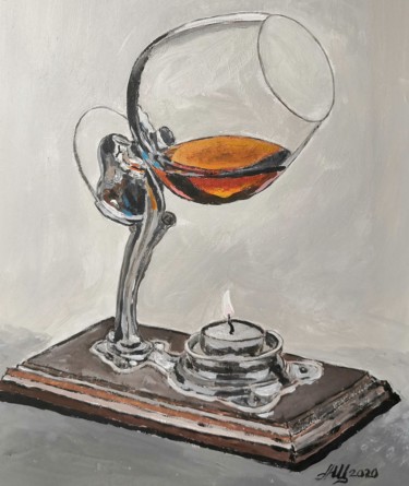 Картина под названием "Warmer for beverage" - Andrey Schukin, Подлинное произведение искусства, Акрил